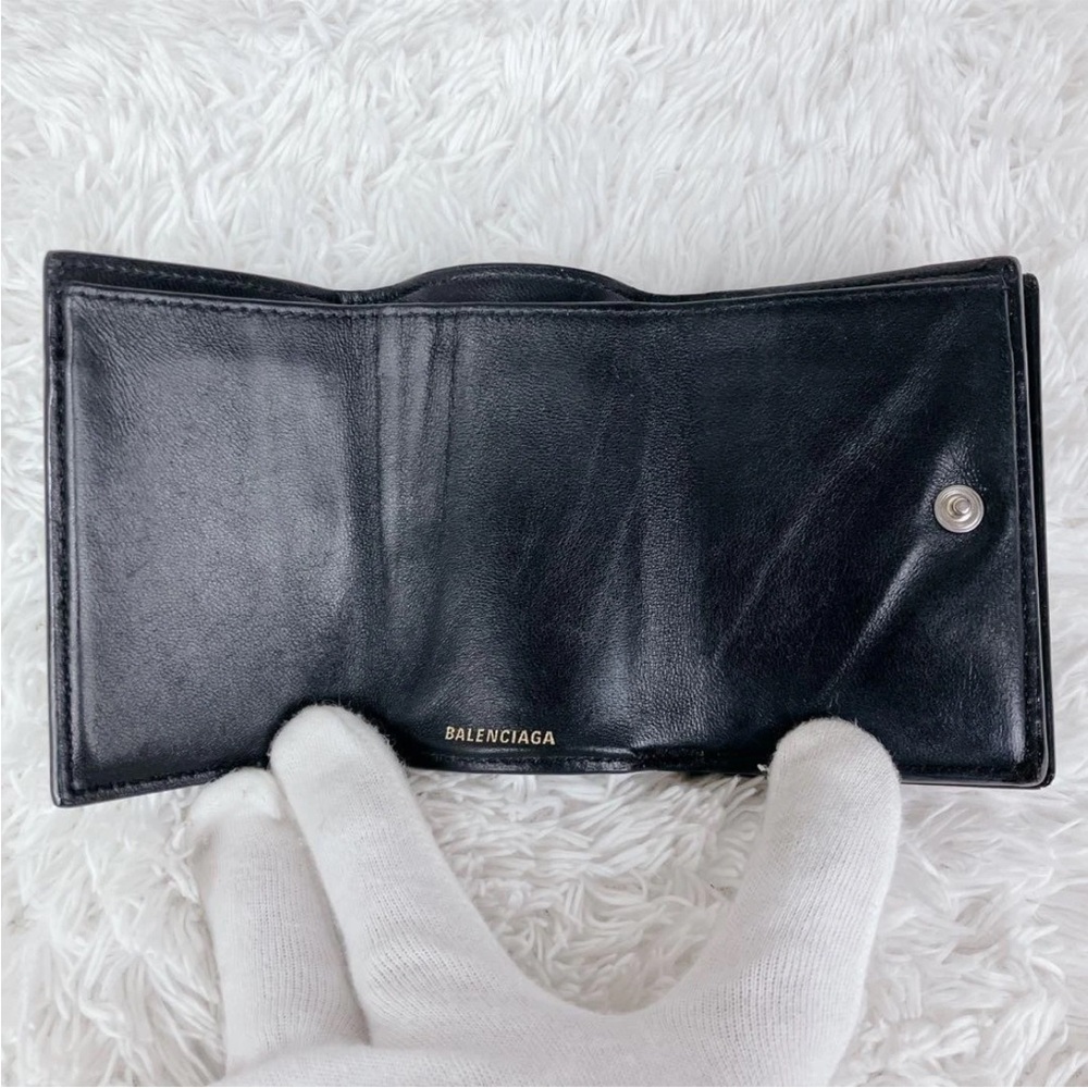 Balenciaga Black Leather Wallet - Picture 7 of 10
